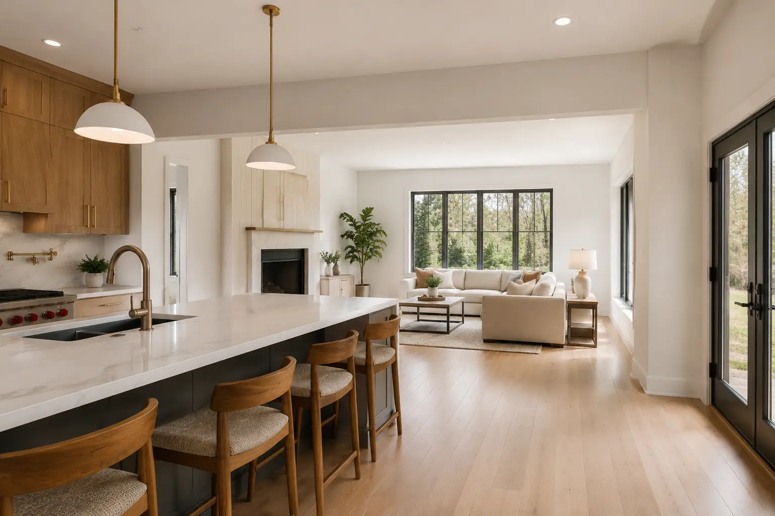 Clean, finished remodeled room